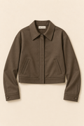 Brenavoq® Cropped Gabardine Jacket