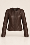 Brenavoq® Minimal Leather Jacket