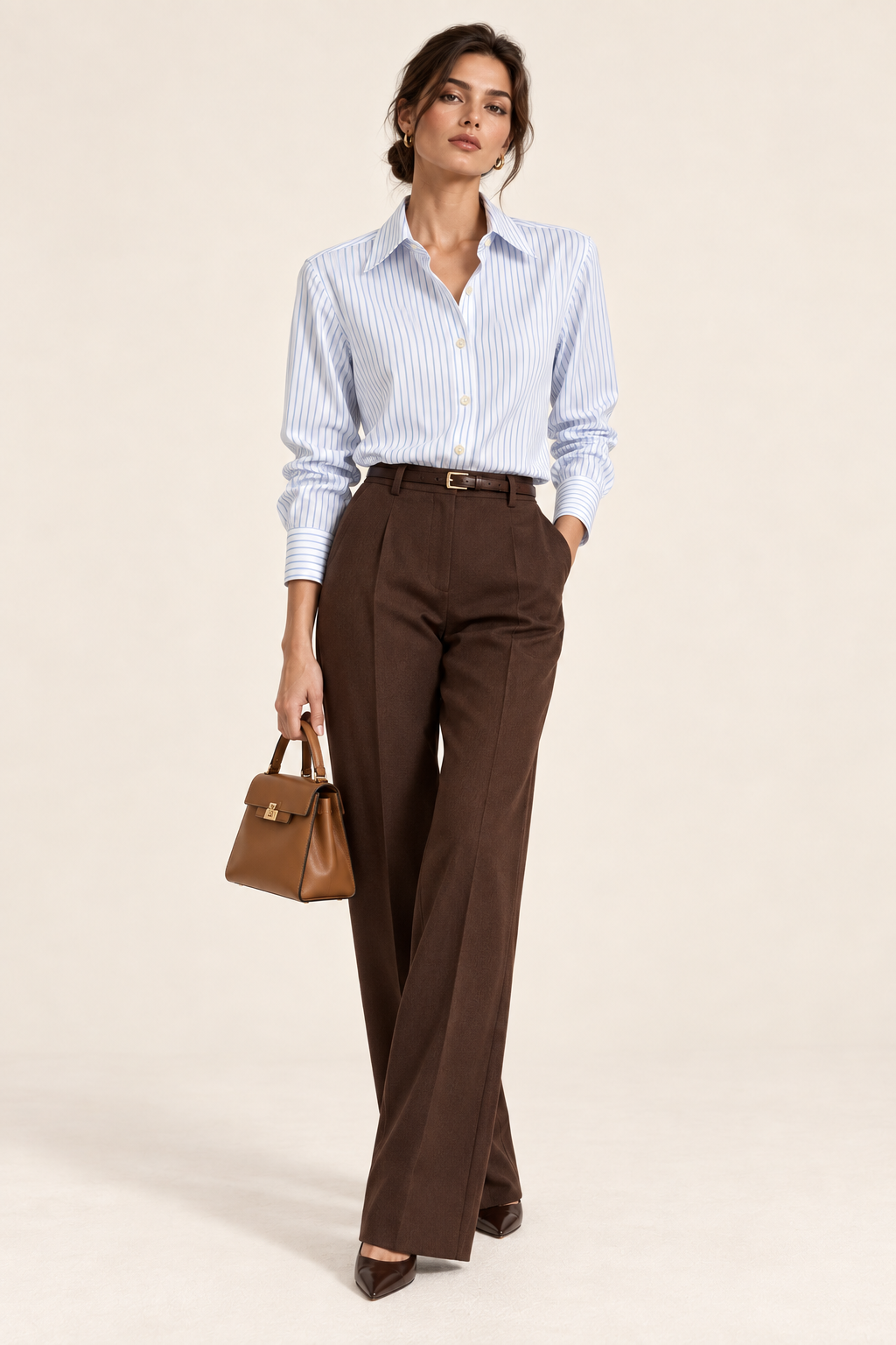 Brenavoq® Striped Poplin Shirt