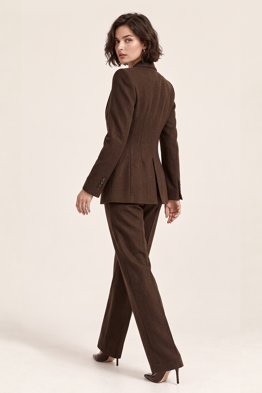 Brenavoq® Single-Breasted Wool Blazer