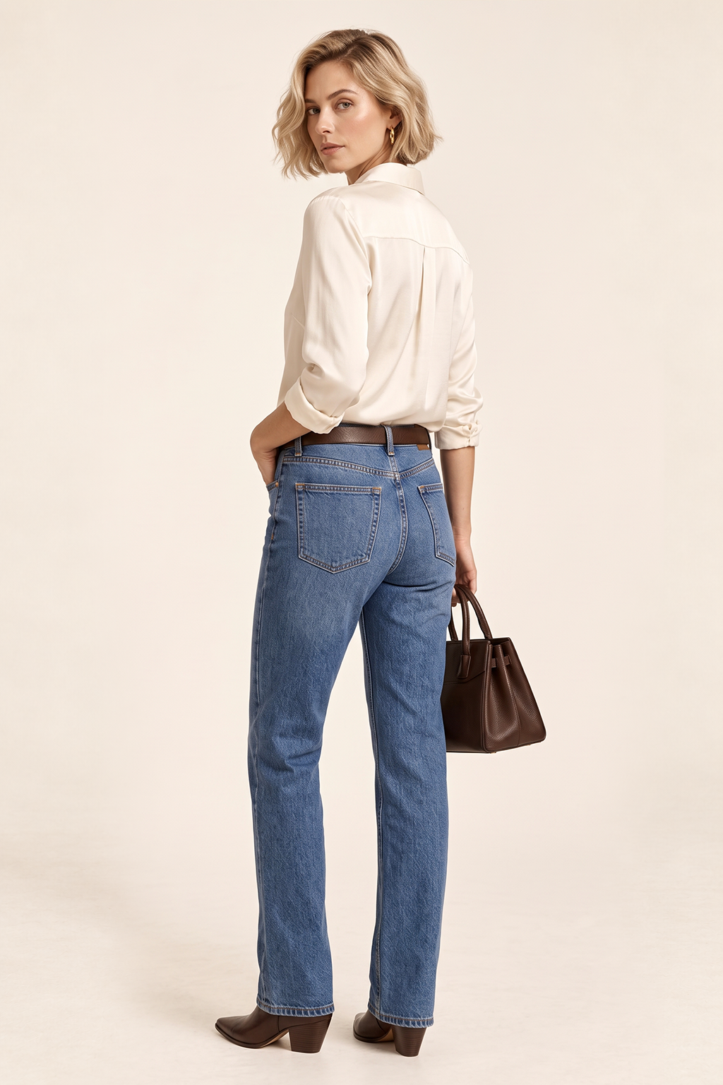 Brenavoq® Five-Pocket Straight Jeans